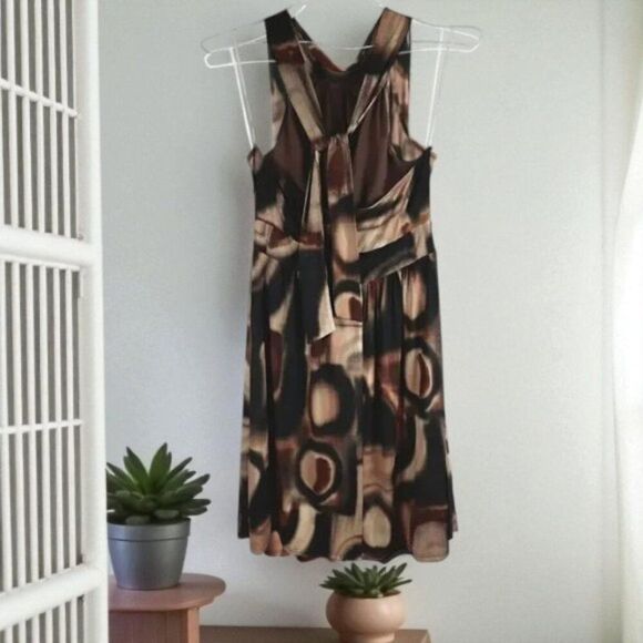 Wish Collection Backless Brown Halter dress - Picture 3 of 7